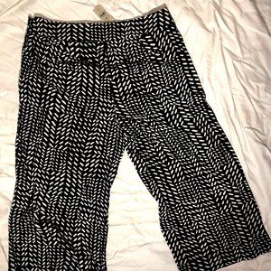 Ann Taylor Loft Wide Leg Cropped Pants